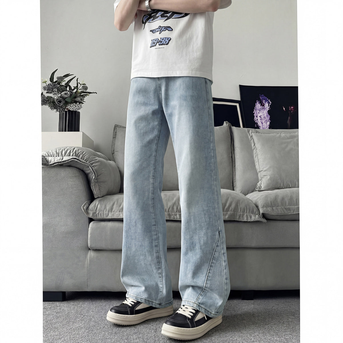 Jeans Men Street Style Trendy