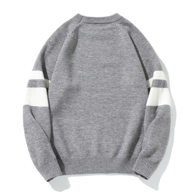 Round Neck Sweater Men