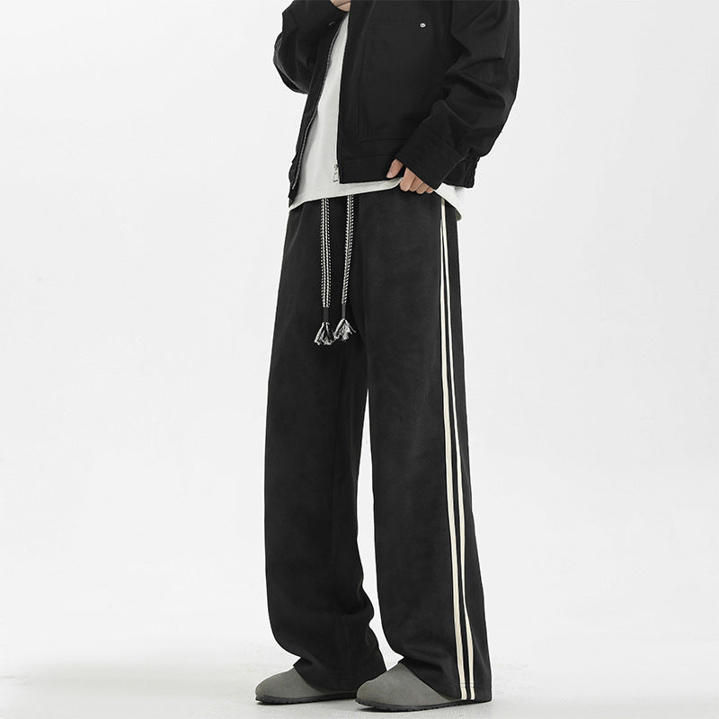 Loose Straight Sports Casual Long Pants for Men