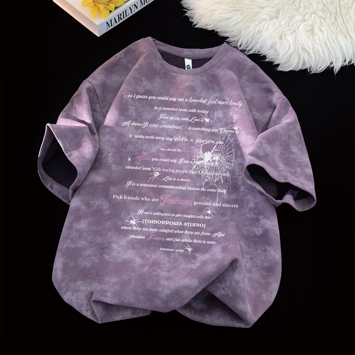 Oversized Tie-Dye Short Sleeve T-Shirt for Men