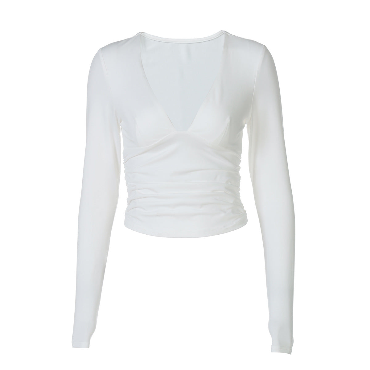 Waist-Cinching  Fit Type: Slim Fit  Occasion: Casual, Streetwear  Gender: Female  Type of Clothing: T-Shirt