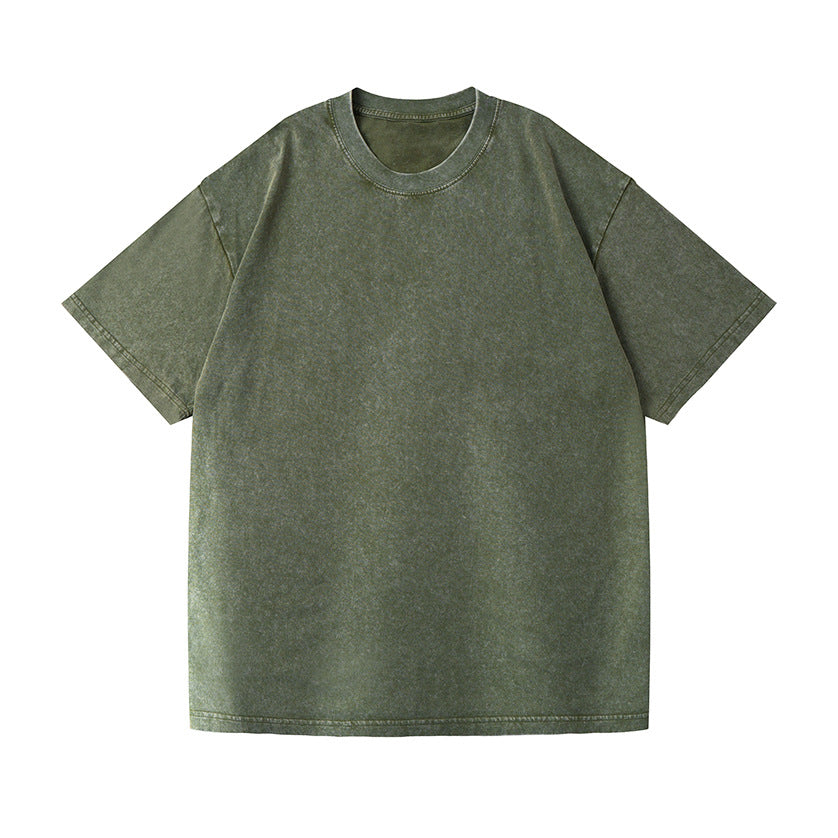 Cotton T Men's And Women's Drop-shoulder Loose Half Sleeve