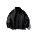 Trend Outdoor Cityboy Casual Simple Embroidered Stand Collar Jacket Men