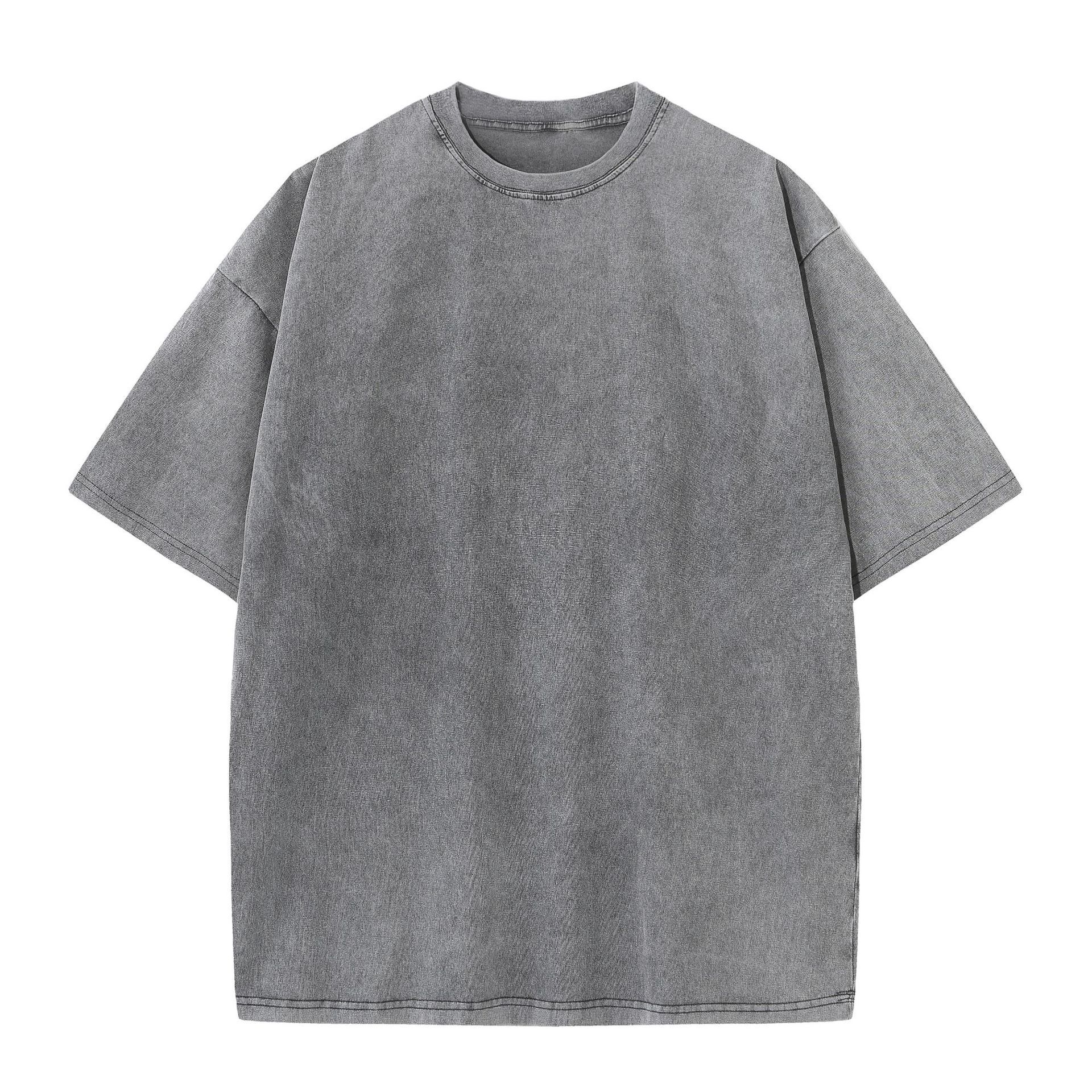 Cotton T Men's And Women's Drop-shoulder Loose Half Sleeve
