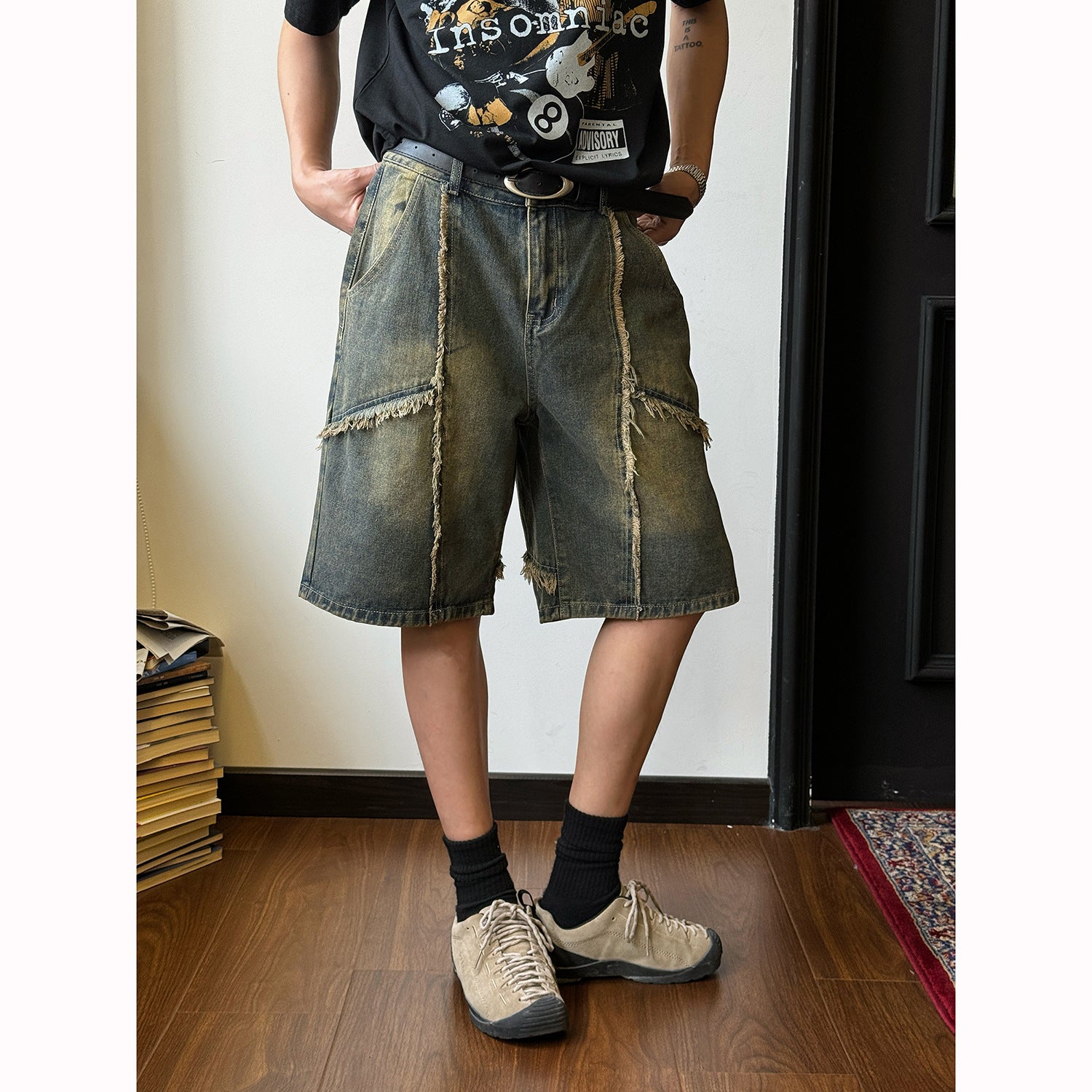 Summer Youth High Street Vibe Loose Straight Leg Pants