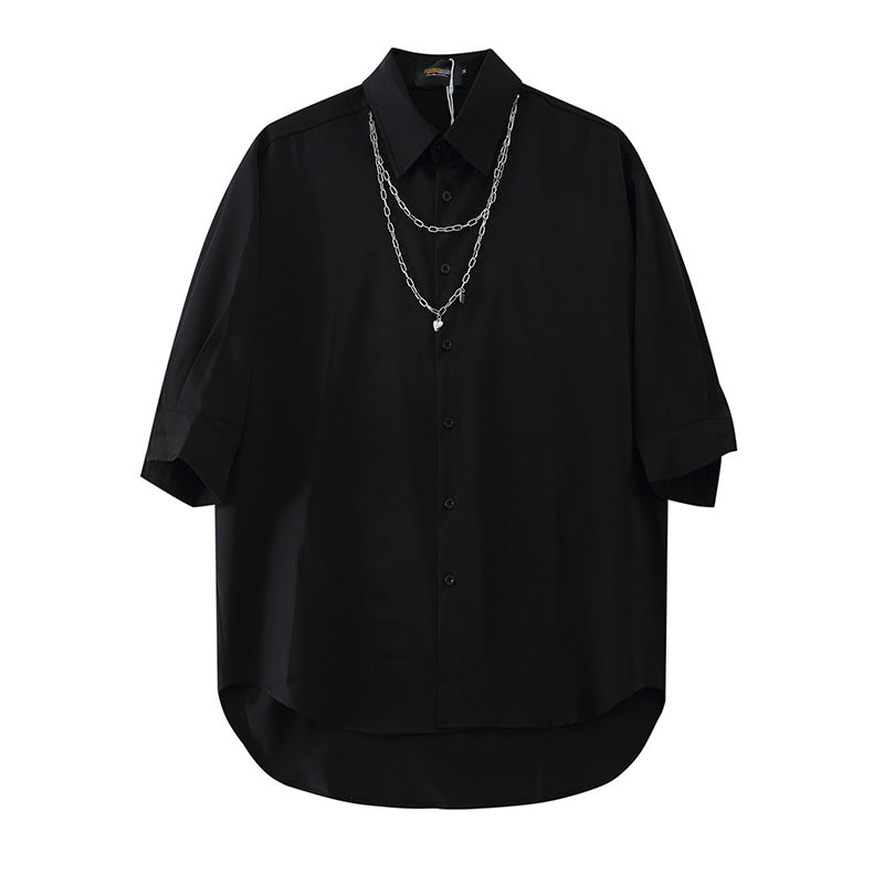 Short Sleeve Shirt Men's Streetwear Design Shirt