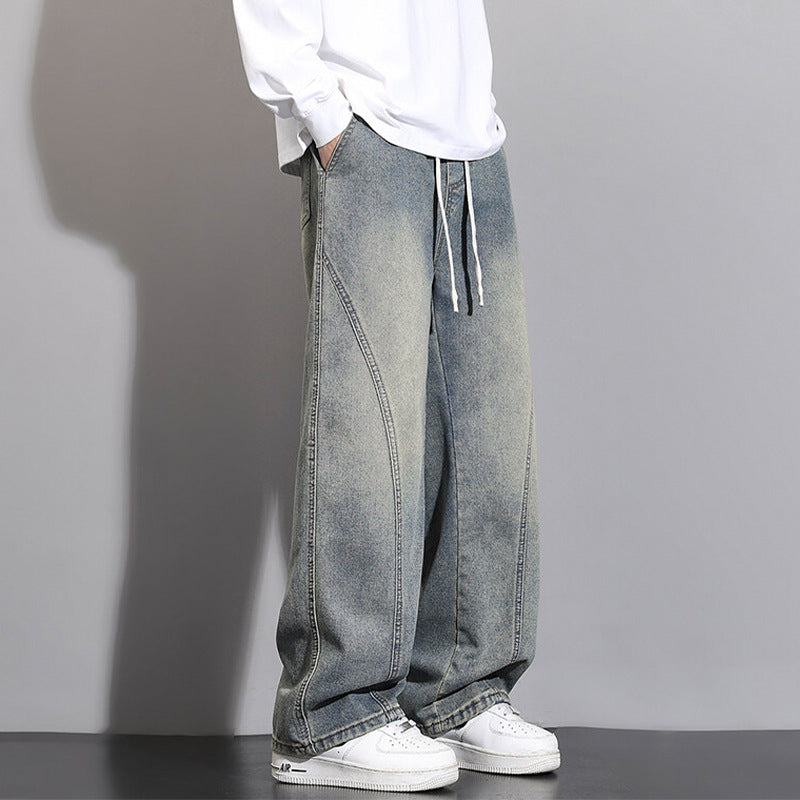 Jeans Men Wide Leg Pants