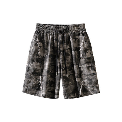 Camouflage Cargo Shorts for Men Pants