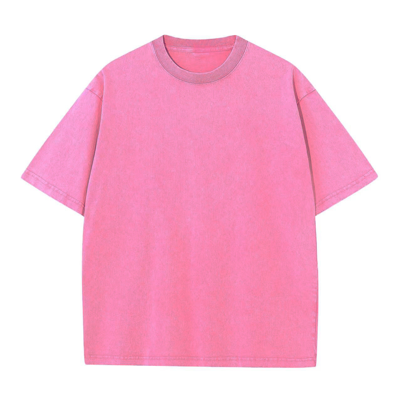 Cotton T Men's And Women's Drop-shoulder Loose Half Sleeve