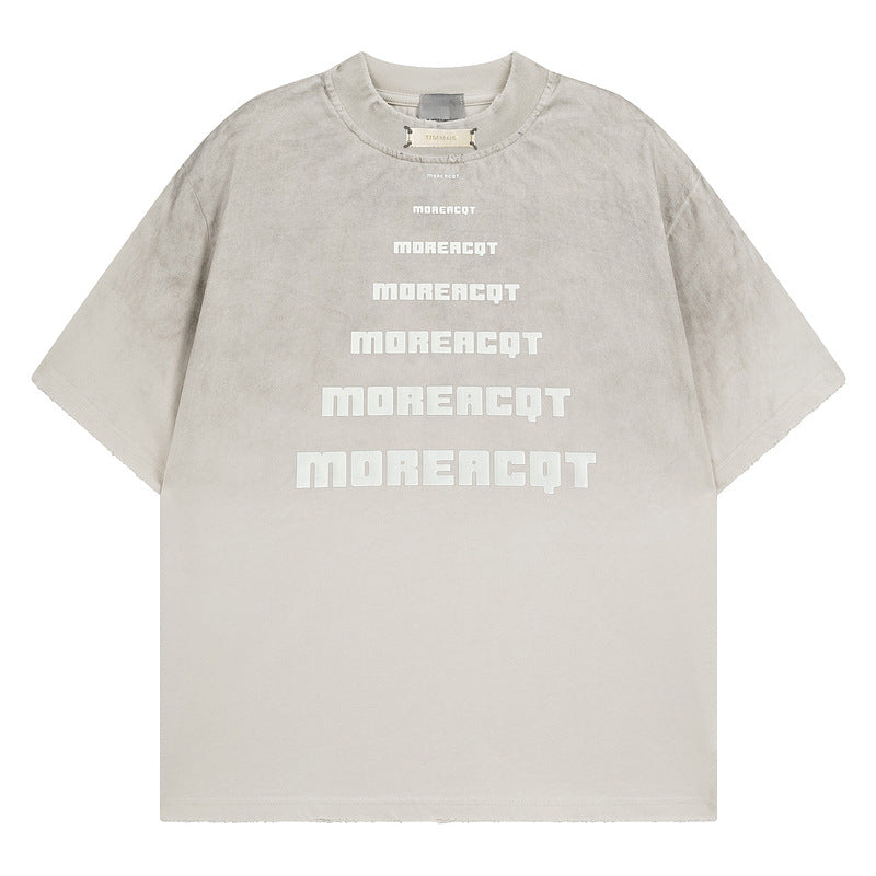 Short Sleeve T-Shirt Men Loose Half Sleeve Tee Top Men