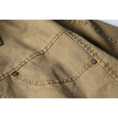 ButterTiger Washed Cotton Workwear Jacket for Men