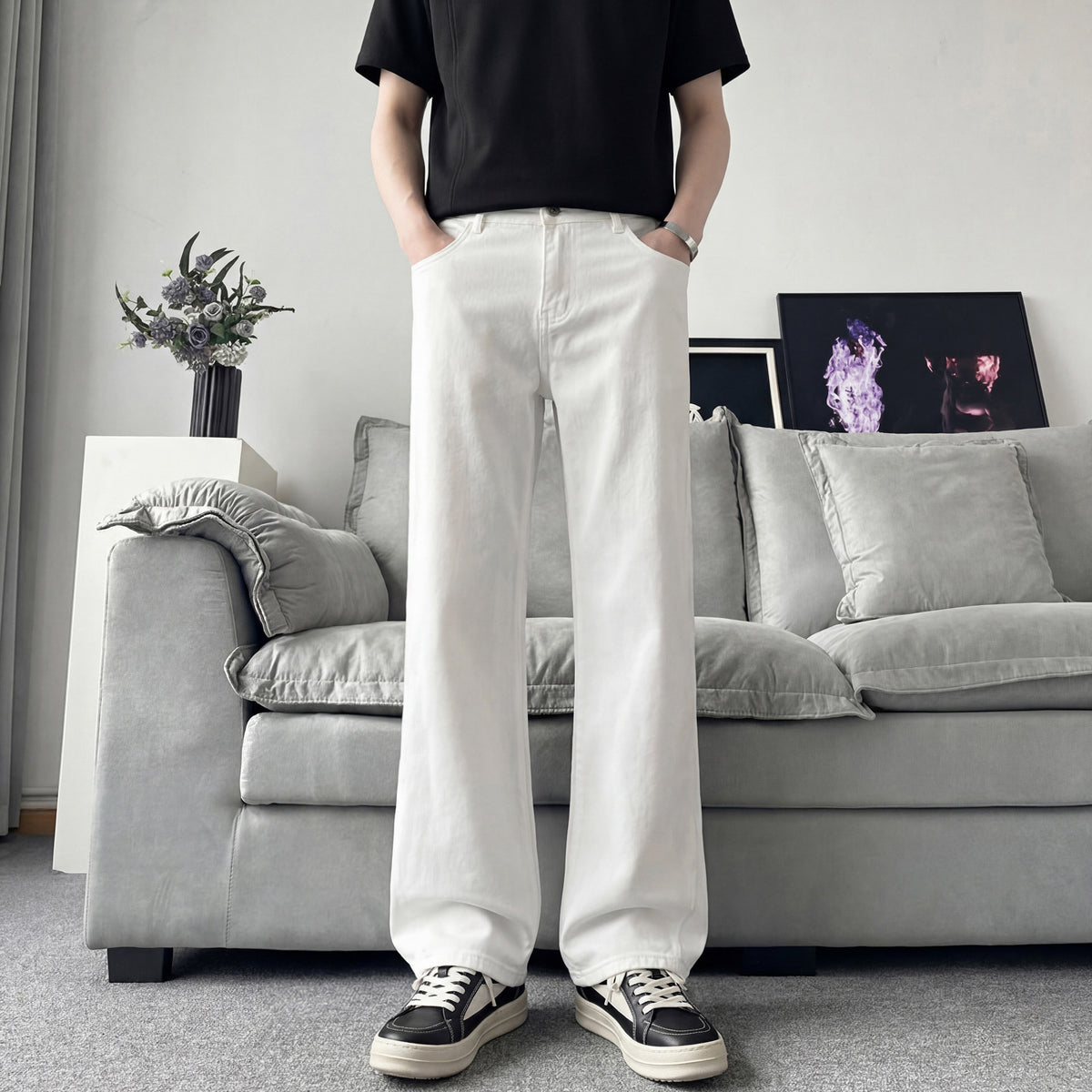 Jeans Men Street Style Trendy