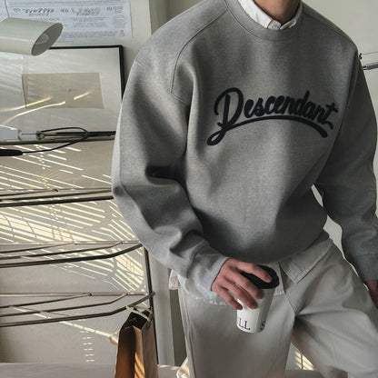Casual Gray Hoodie for Men Wear