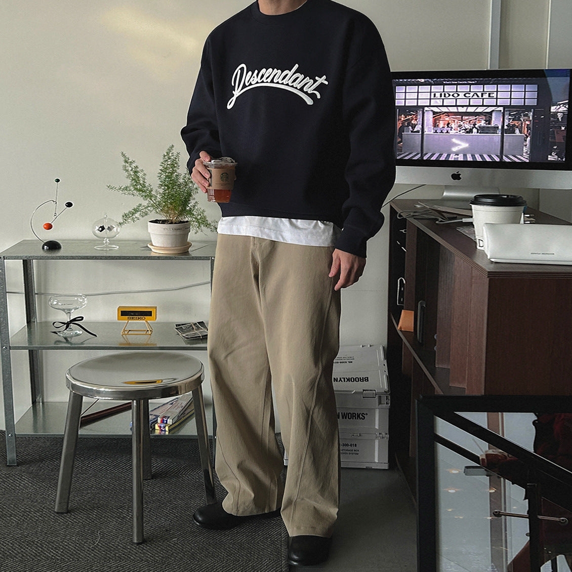 Casual Gray Hoodie for Men Wear