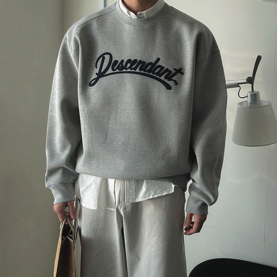 Casual Gray Hoodie for Men Wear