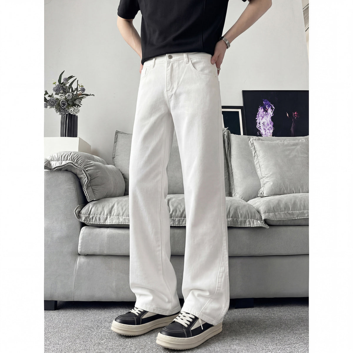 Jeans Men Street Style Trendy