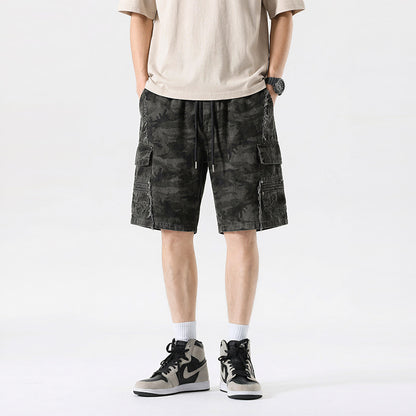 Camouflage Cargo Shorts for Men Pants