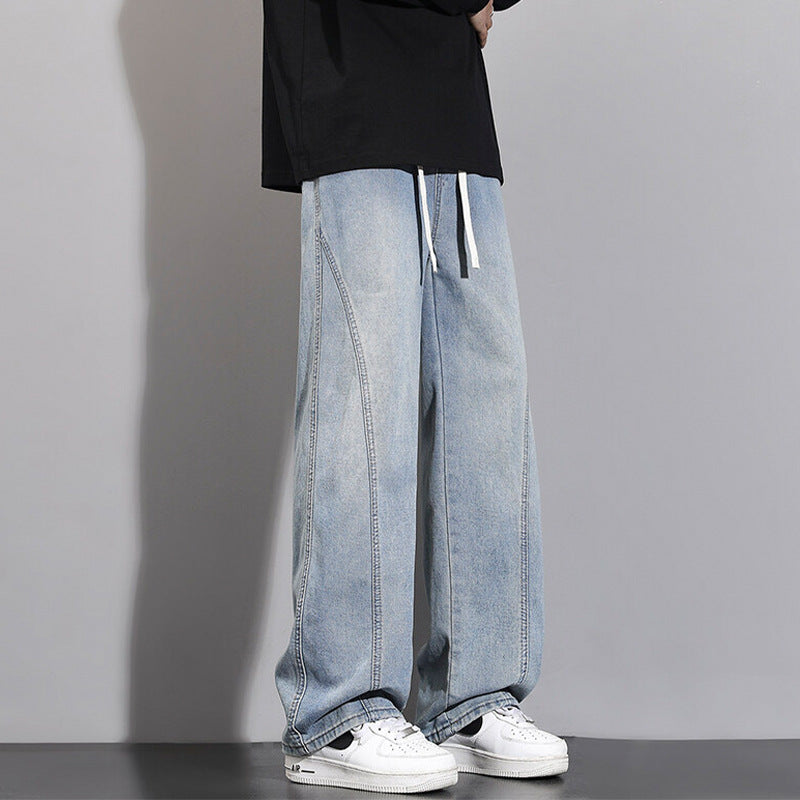 Jeans Men Wide Leg Pants