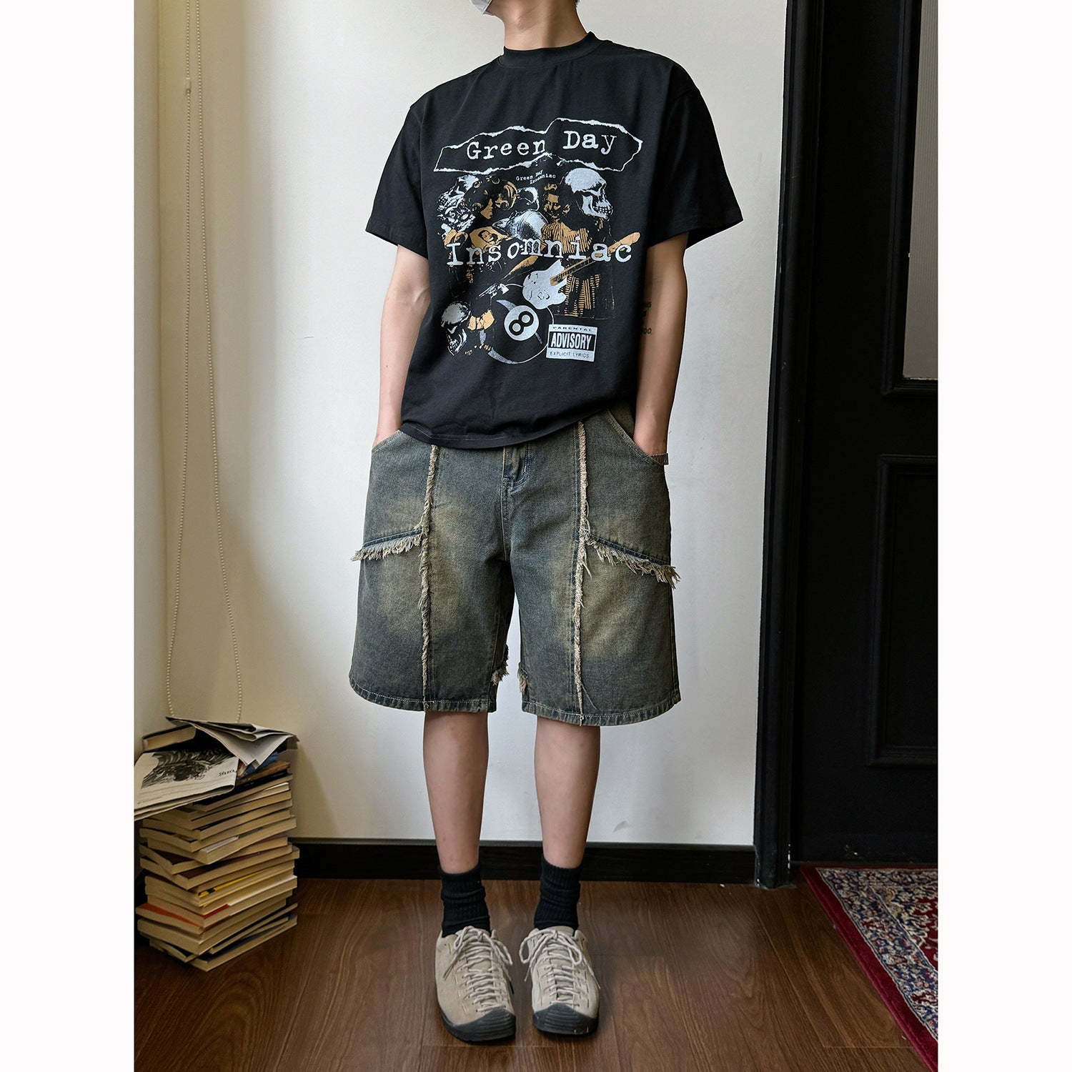 Summer Youth High Street Vibe Loose Straight Leg Pants
