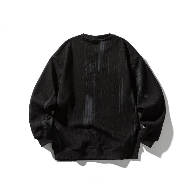 Long Sleeve Round Neck Hoodie for Men