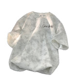 Streetwear Retro Tie-Dye Short Sleeve T-Shirt for Men