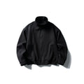 Loose Short Zipper Stand Collar Jacket Men
