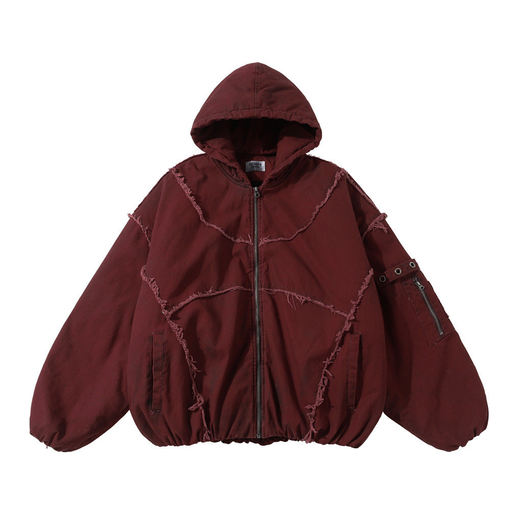 Make old dirty hooded cotton clothes