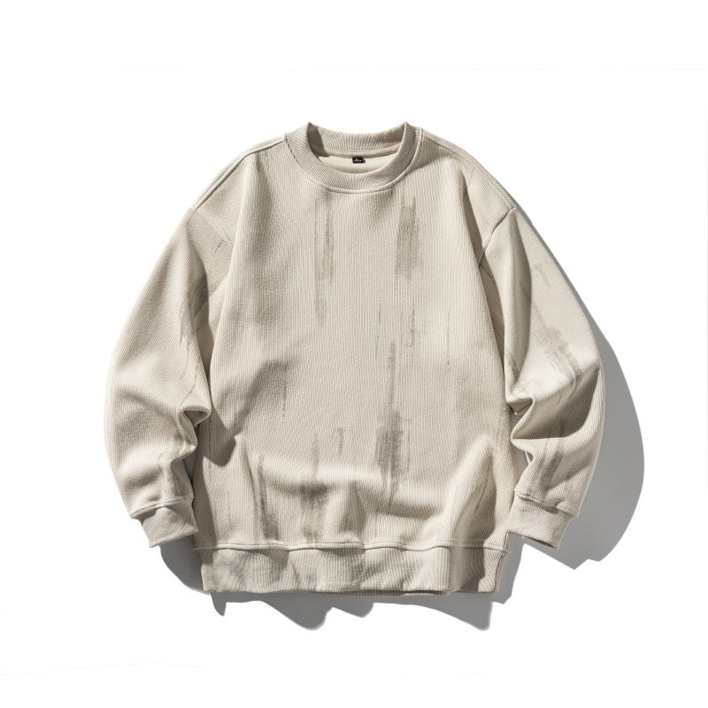 Long Sleeve Round Neck Hoodie for Men