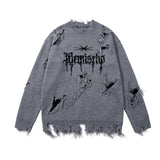 Tassel sweater thick knit sweater for men