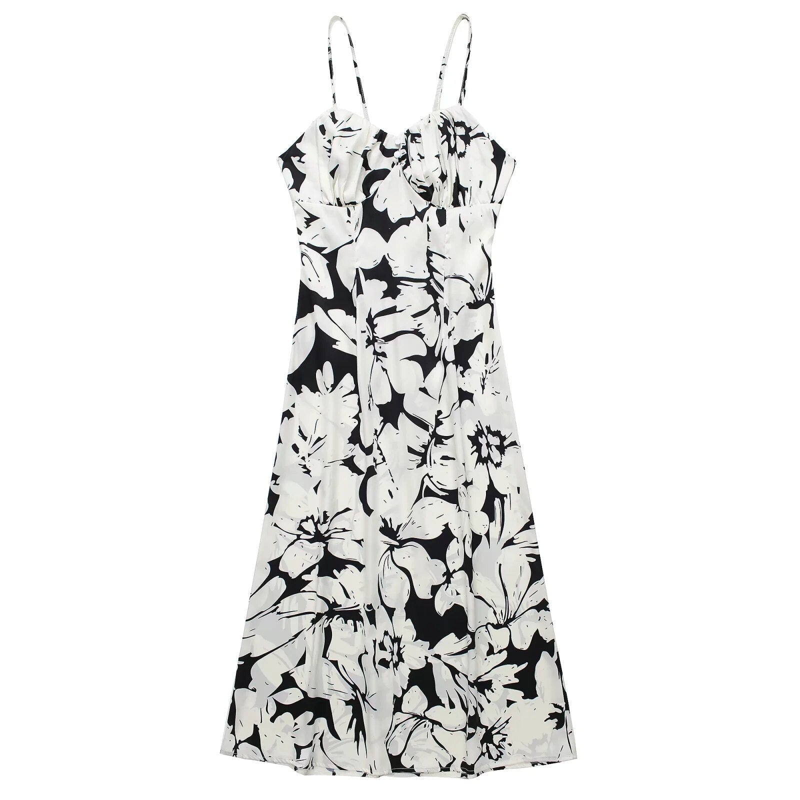 Tropical Style Printed Long Dress Woman Slip Beach Dress Sexy Summer Long Dresses For Women Sleeveless Long Dresses