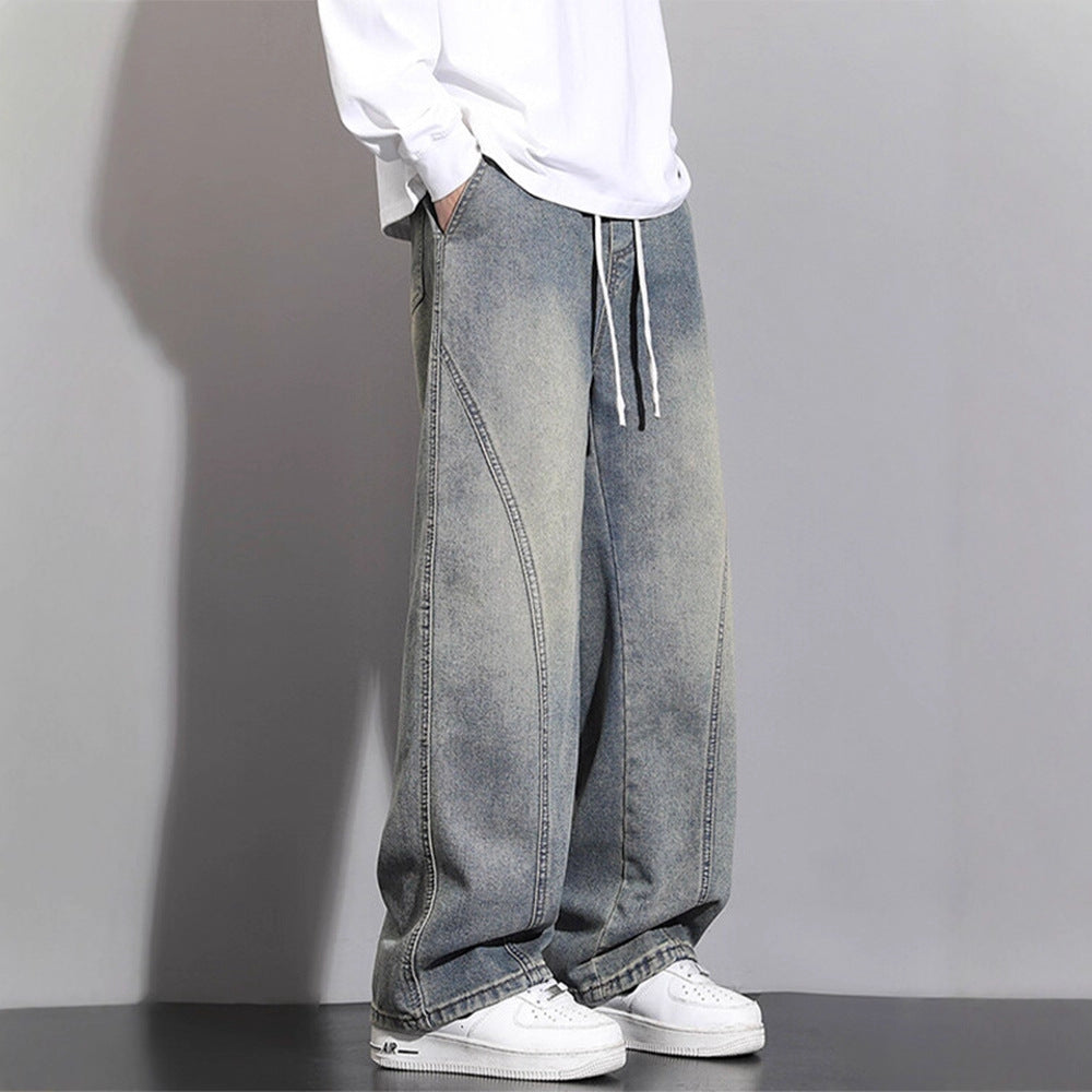 Jeans Men Wide Leg Pants