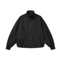 Stand Collar Utility Jacket Men College Wind Loose Vintage Casual Outerwear