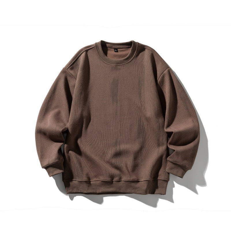 Long Sleeve Round Neck Hoodie for Men