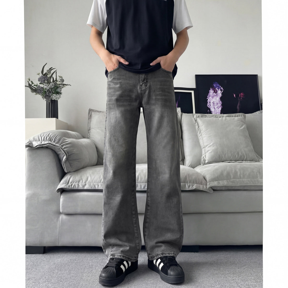Jeans Men Street Style Trendy