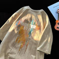 Washed Vintage Short Sleeve T-Shirt Men
