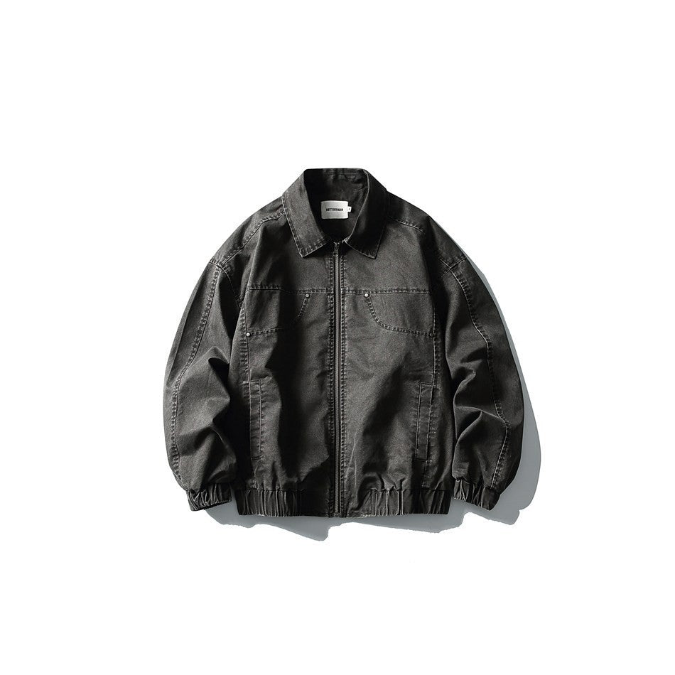 ButterTiger Washed Cotton Workwear Jacket for Men