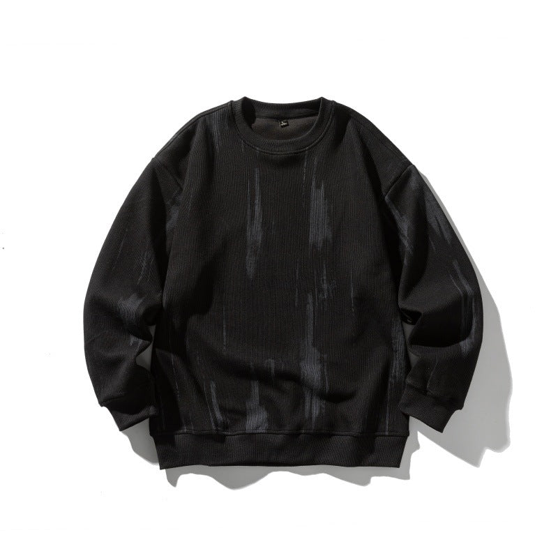 Long Sleeve Round Neck Hoodie for Men