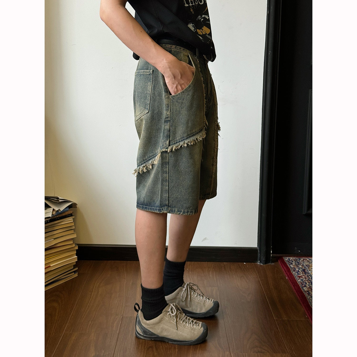 Summer Youth High Street Vibe Loose Straight Leg Pants