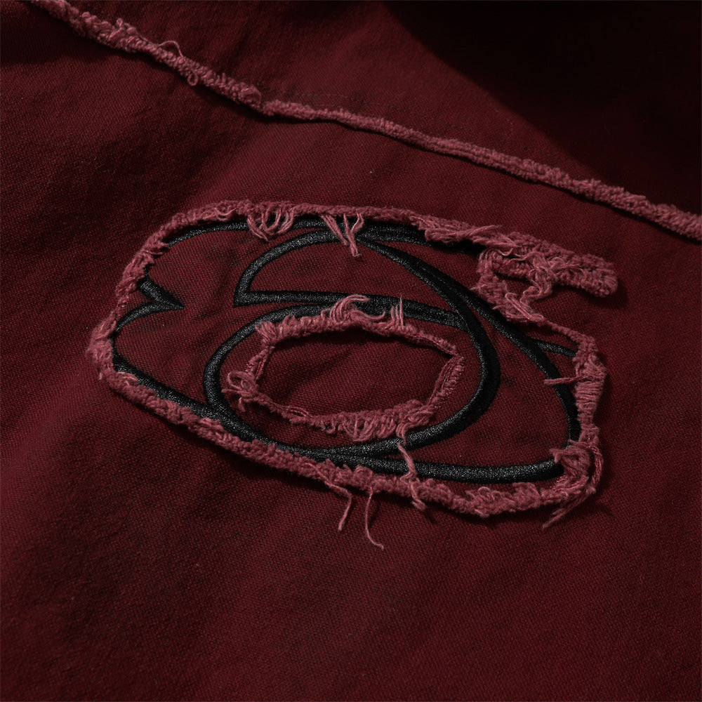 Make old dirty hooded cotton clothes