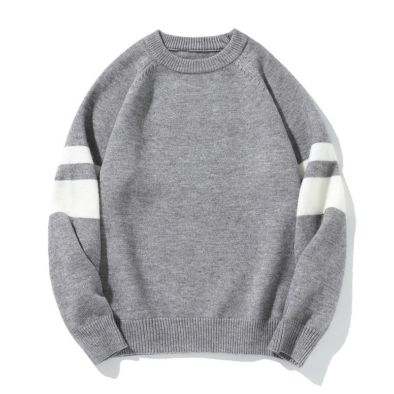 Round Neck Sweater Men