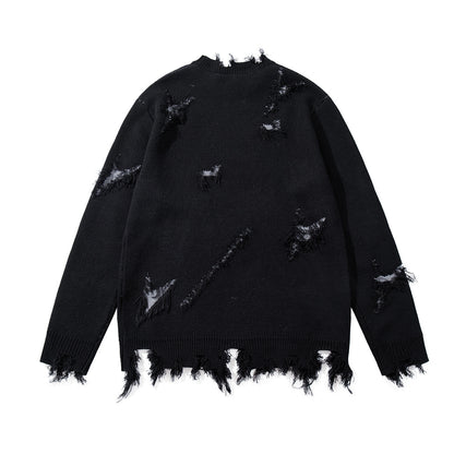 Tassel sweater thick knit sweater for men