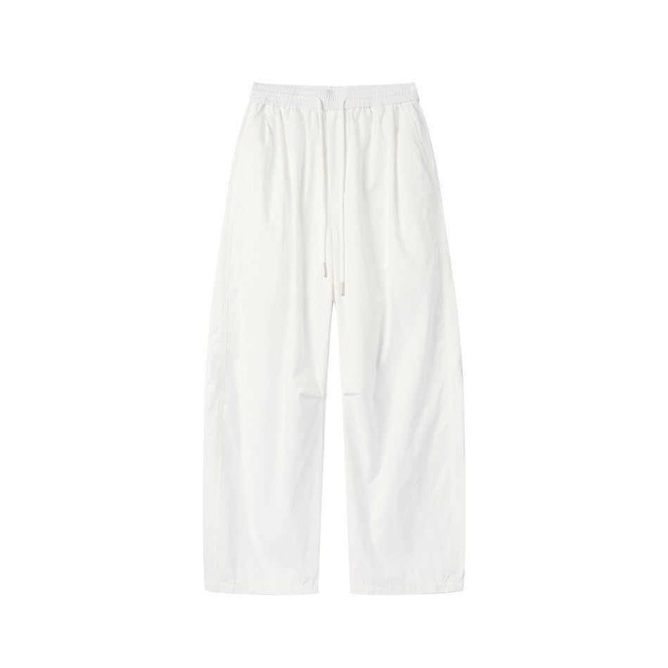 Wide Leg Cargo Pants Men Trendy Loose Casual Knife Cut Pants