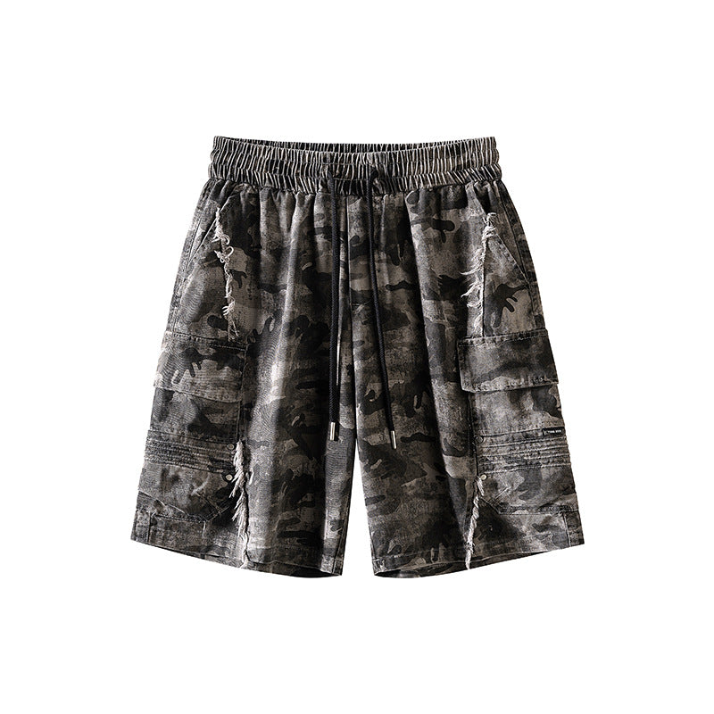 Camouflage Cargo Shorts for Men Pants