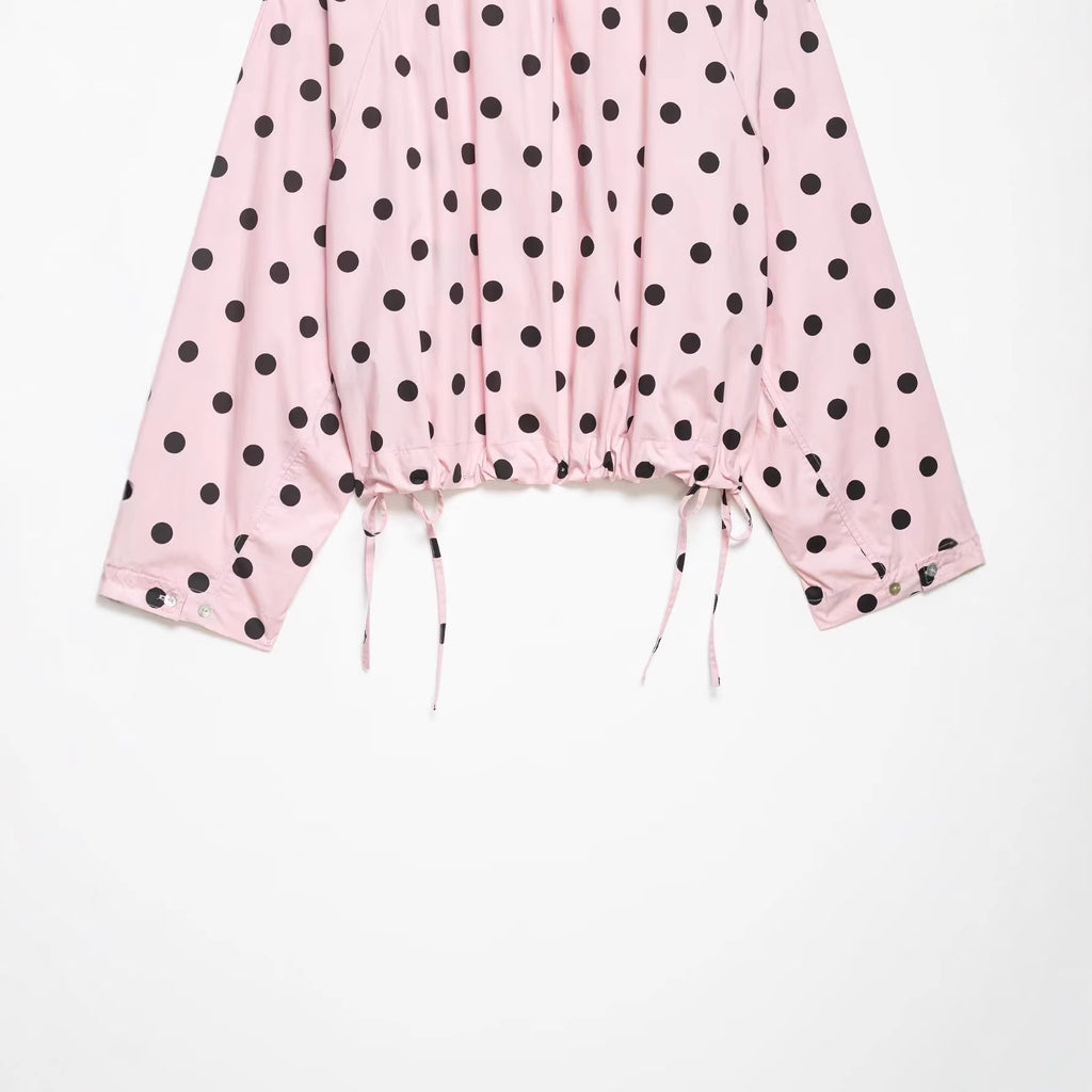 Casual versatile polka dot jacket