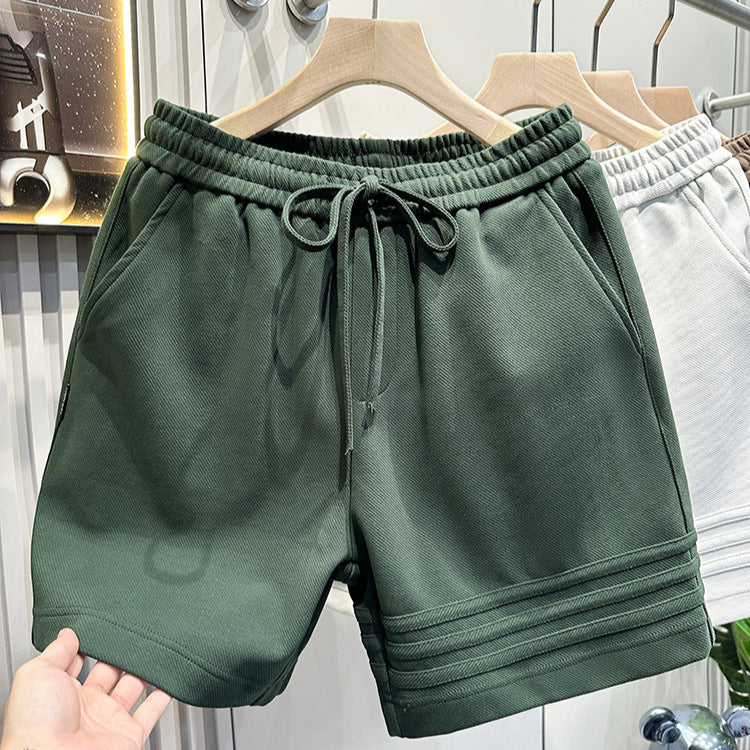 Three bar design sports casual shorts for men