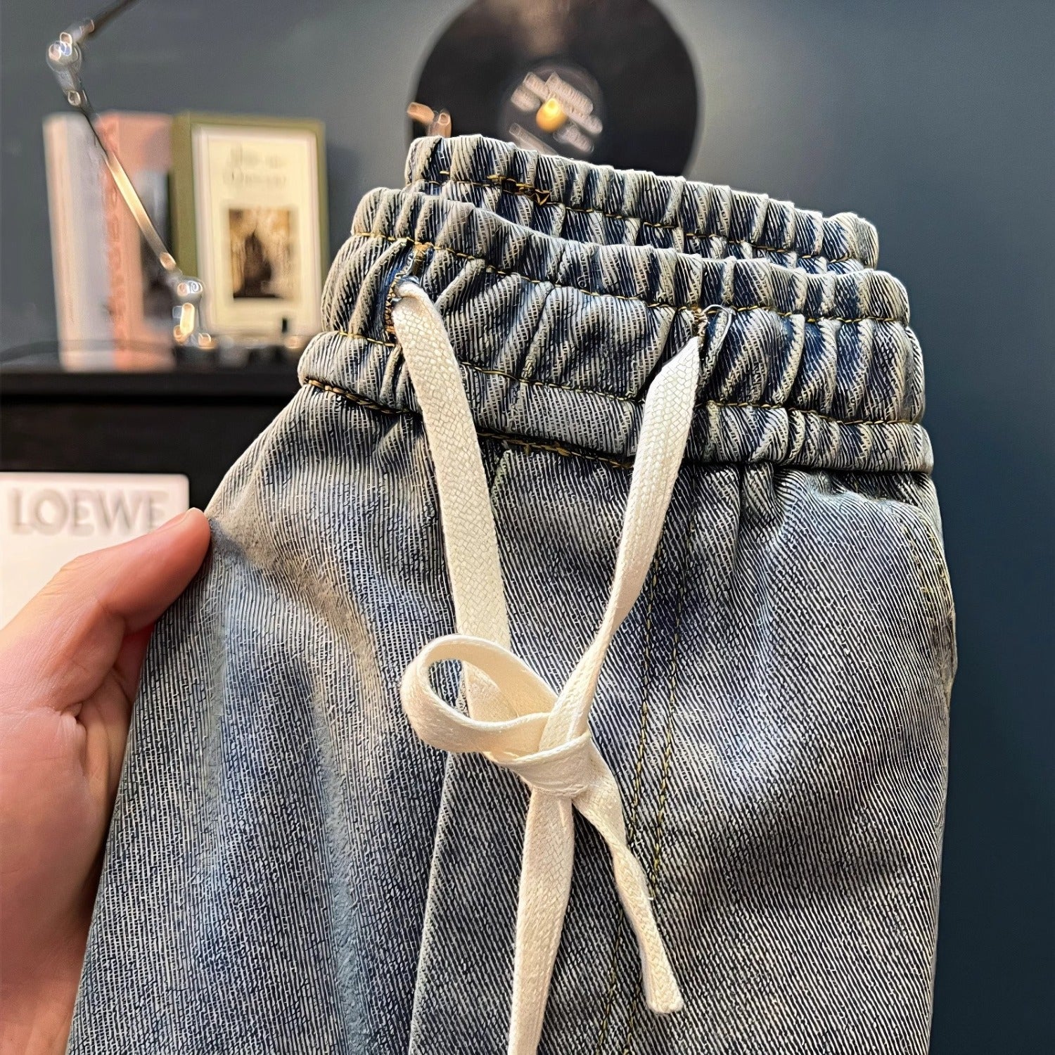 Casual Vintage Ripped Denim Shorts for Men