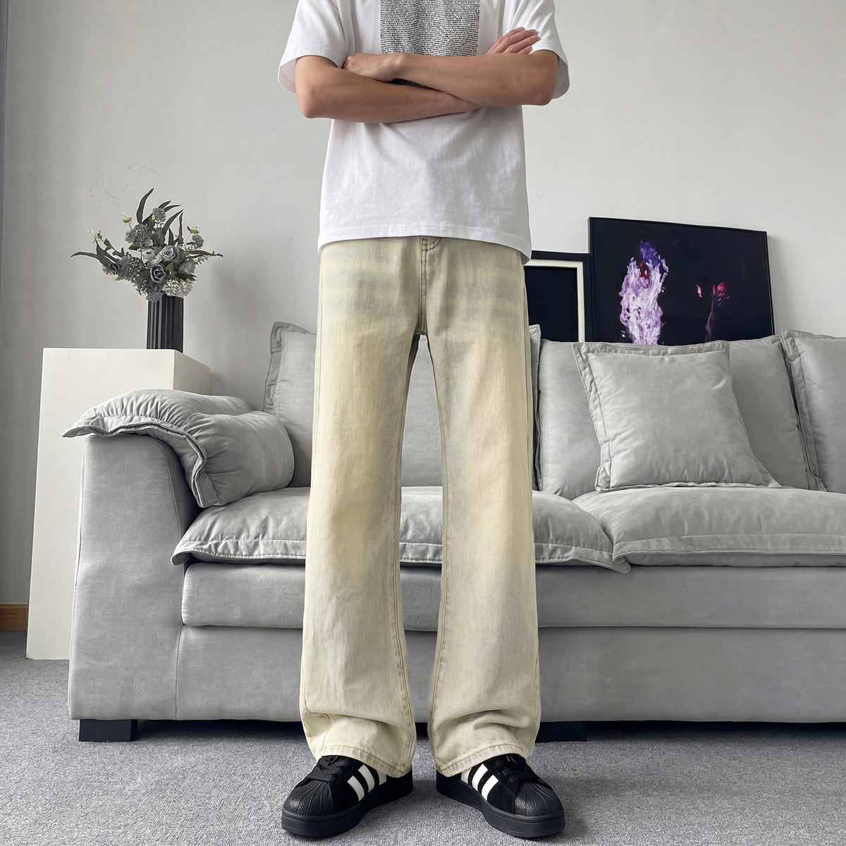 Jeans Men Street Style Trendy