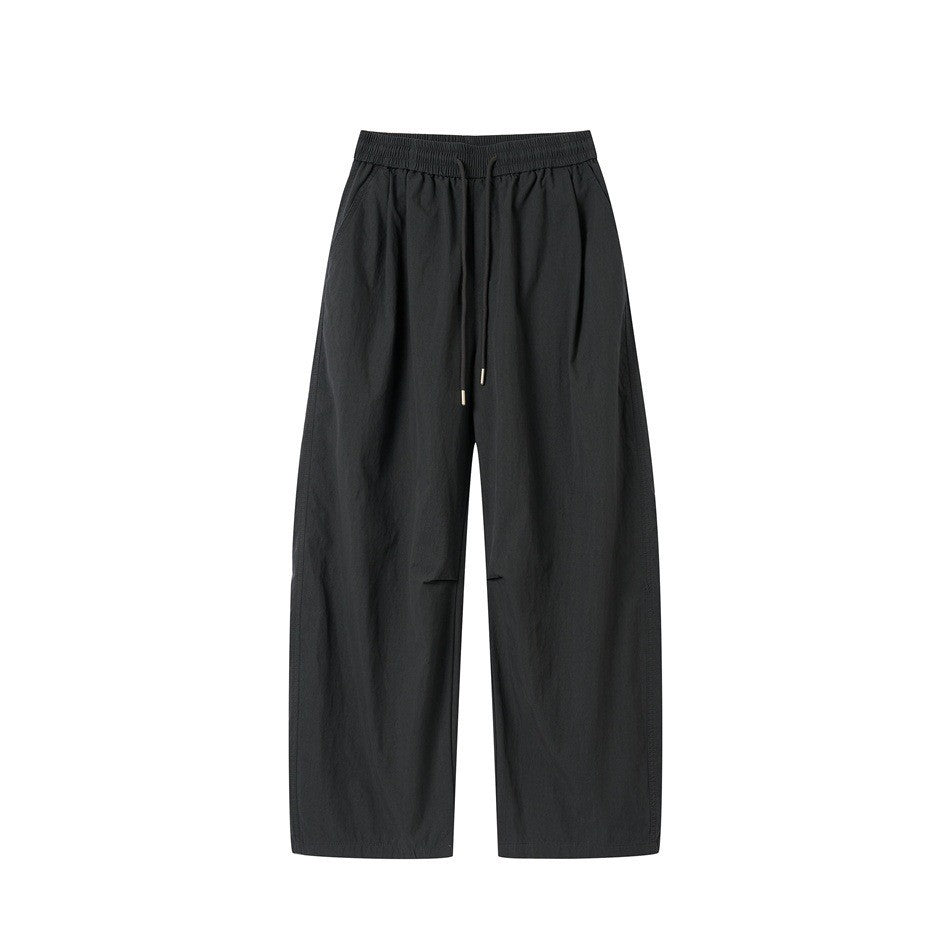 Wide Leg Cargo Pants Men Trendy Loose Casual Knife Cut Pants