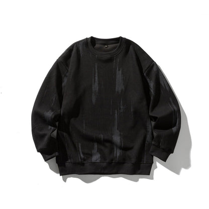 Long Sleeve Round Neck Hoodie for Men
