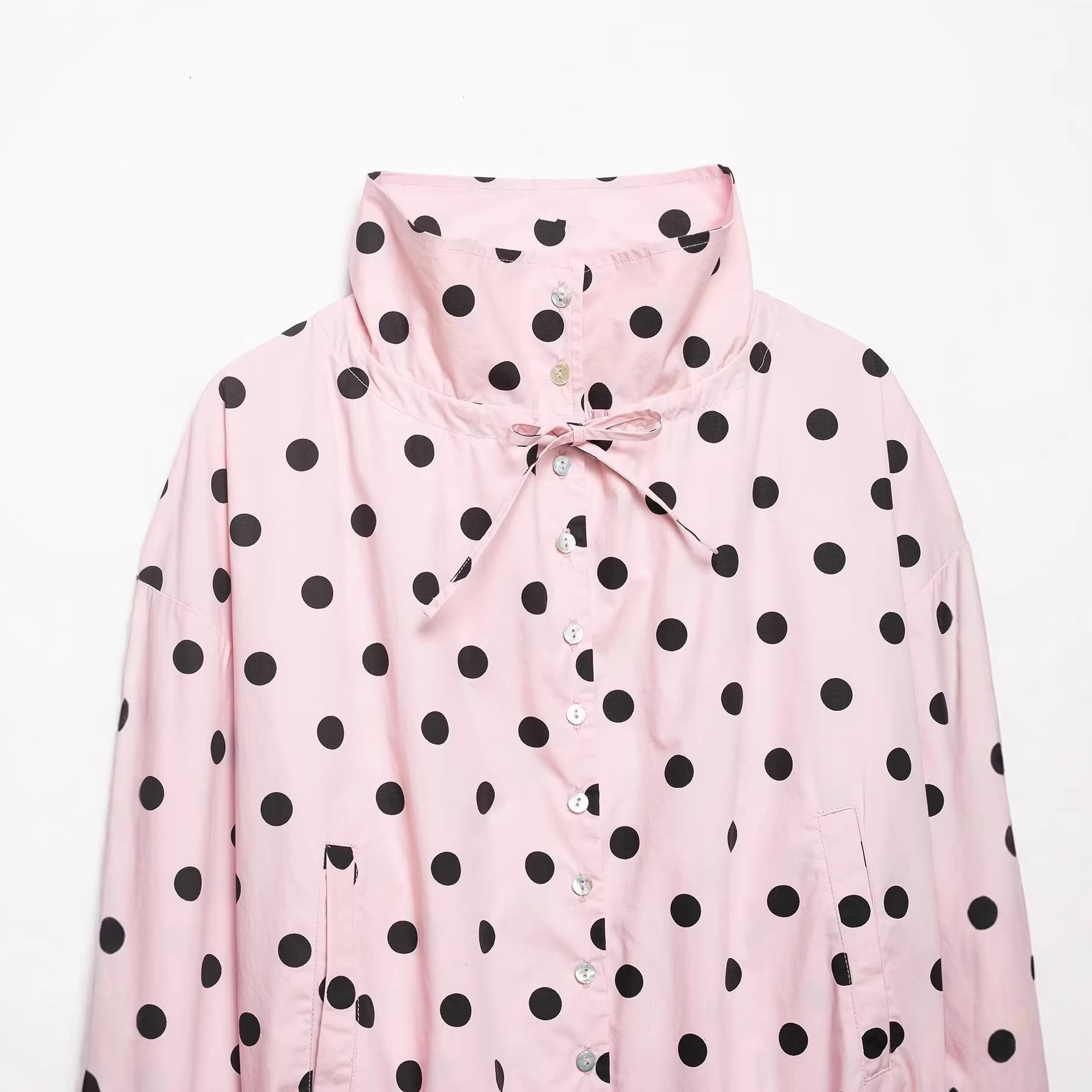 Casual versatile polka dot jacket